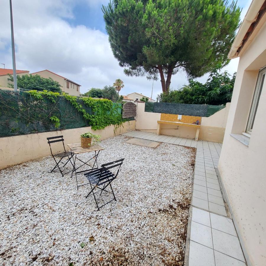 Bel Appartement Avec Jardin De 30M2 , Climatise Avec Parking Et Arrivee Autonome Cabestany Exterior foto